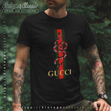 gucci snake t shirt grey|gucci snake shirt men.